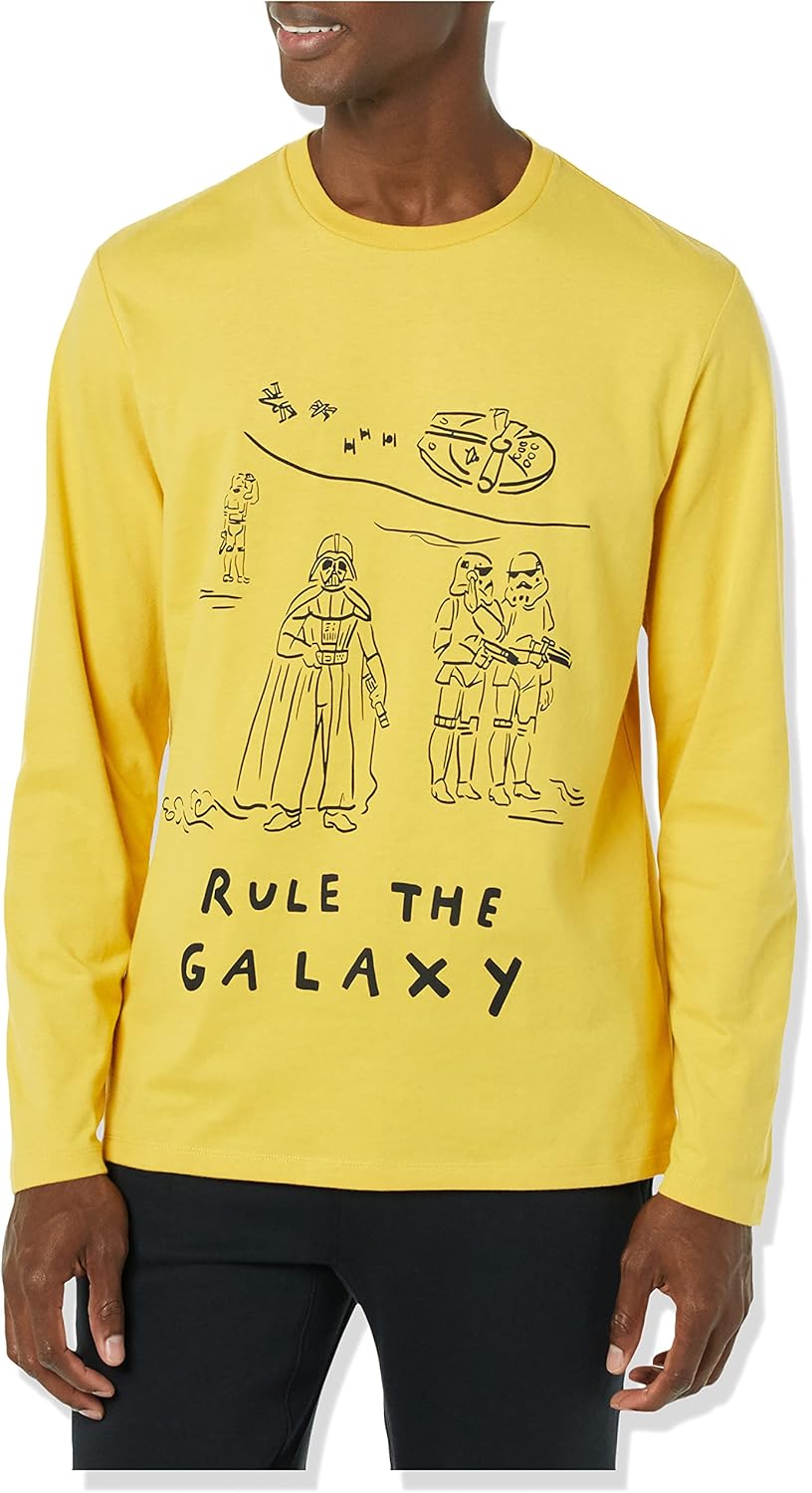 Thumbnail 1 de Amazon Essentials Disney | Marvel | Star Wars men’s long-sleeve T-shirts (pack of 2)