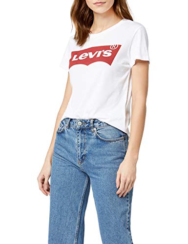 Detalle de Levi's The Perfect Tee Batwing White XS, camiseta mujer