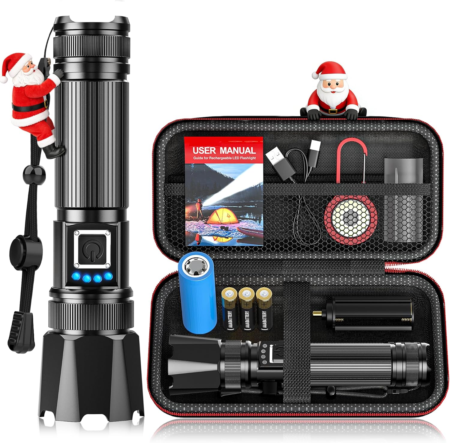 Taschenlampe XHP70.2 1.000.000 Lumen LED 🔦