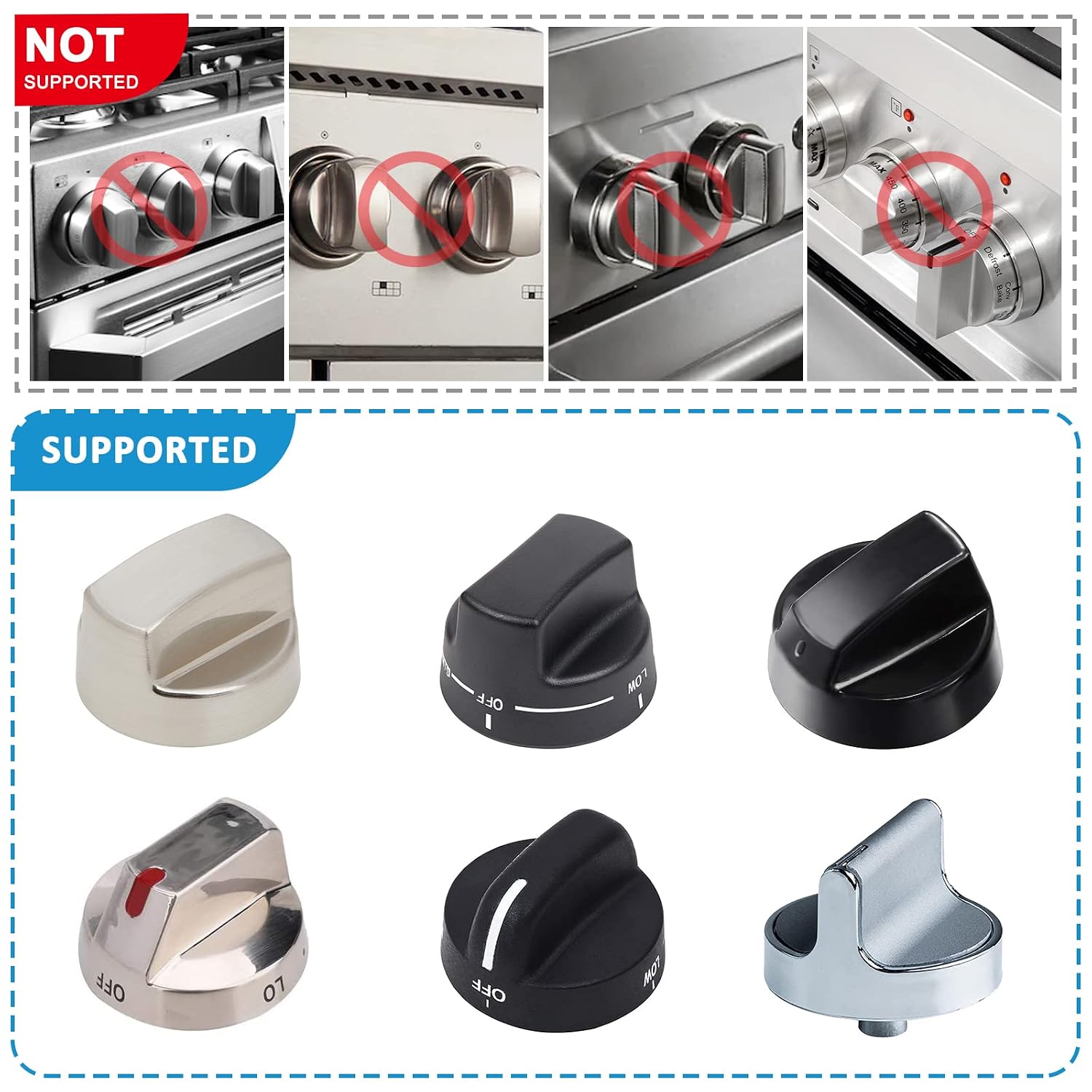 Thumbnail 6 de Gas Stove Knob Covers, PC