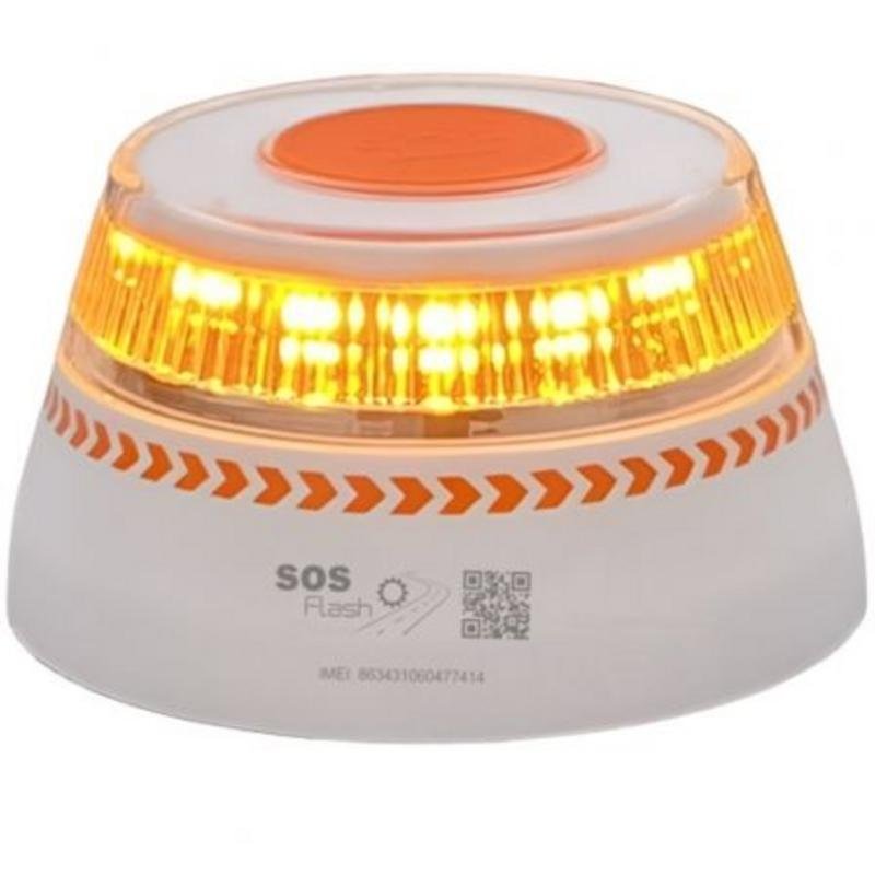Detalle de Baliza SOS FLASH V16 Connected Homologada DGT geolocalizada 📶📡