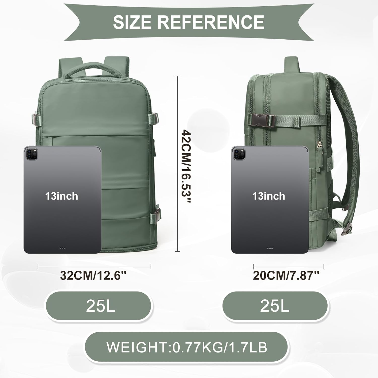 Detalle 2 de coowoz Travel Backpack 25L