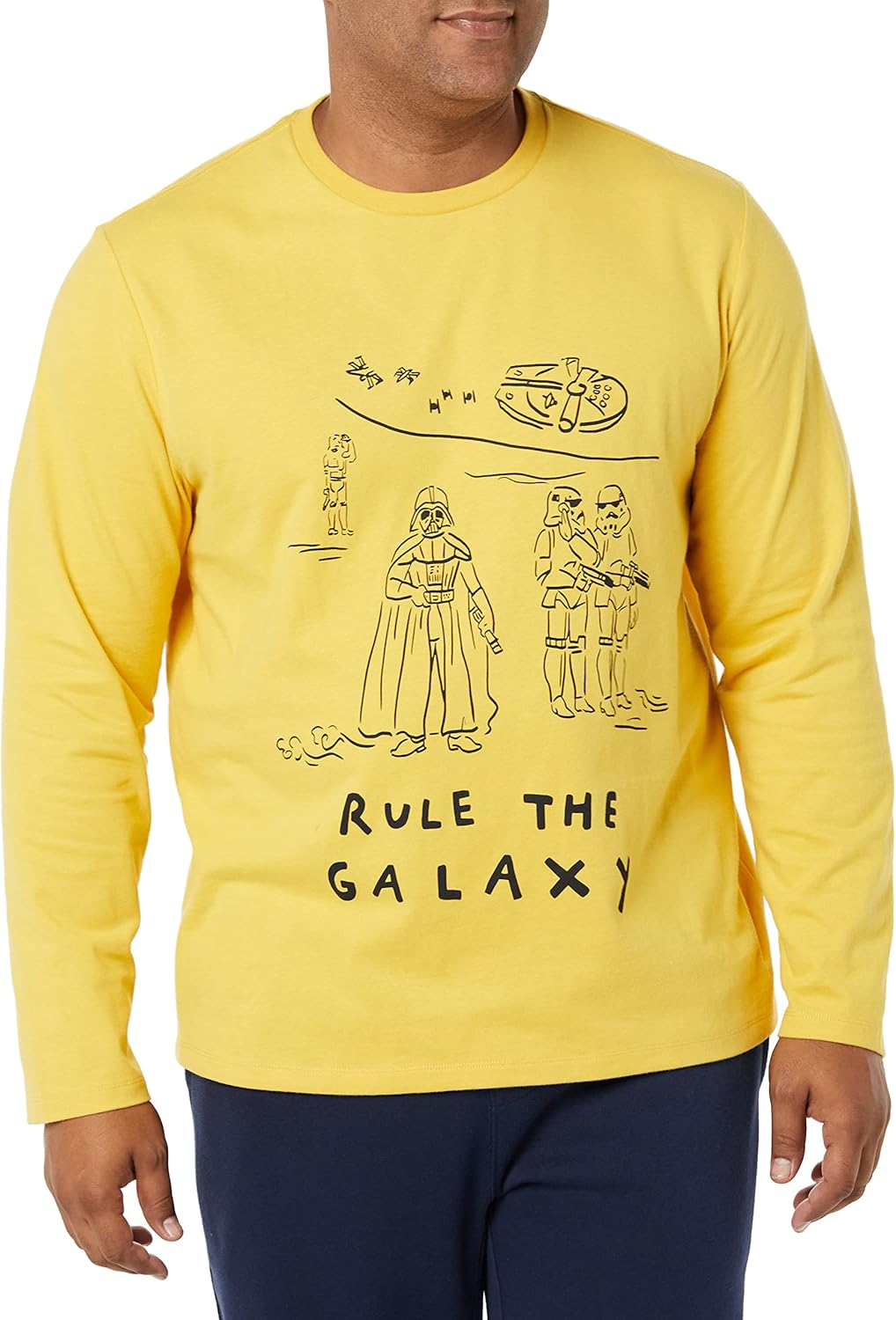 Thumbnail 5 de Amazon Essentials Disney | Marvel | Star Wars men’s long-sleeve T-shirts (pack of 2)