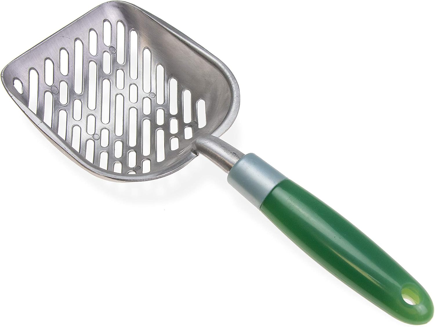 Detalle de Karlie Alu-Kotschaufel (L 34 cm, B 14 cm, H 5 cm) grün – aus rostfreiem Aluminium