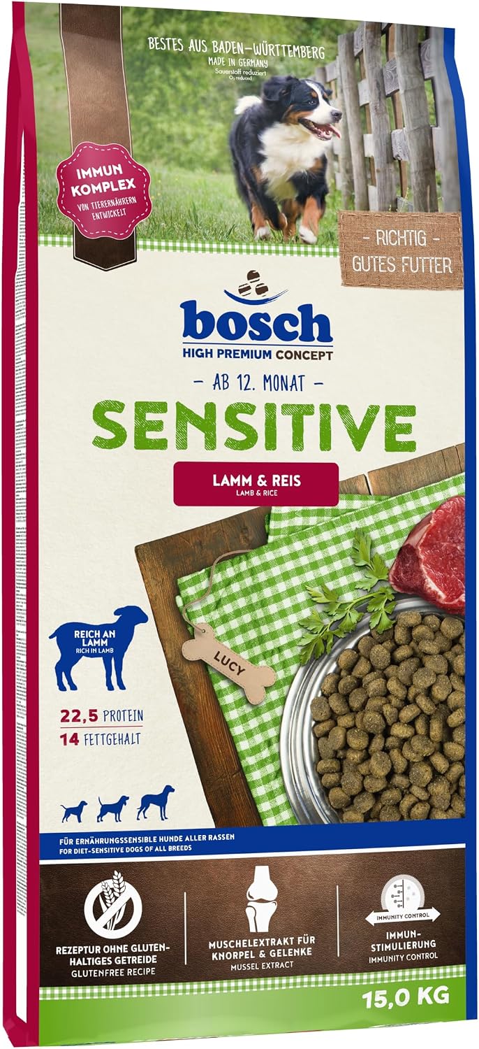 Detalle de bosch HPC Sensitive Lamm‑Reis 3 kg