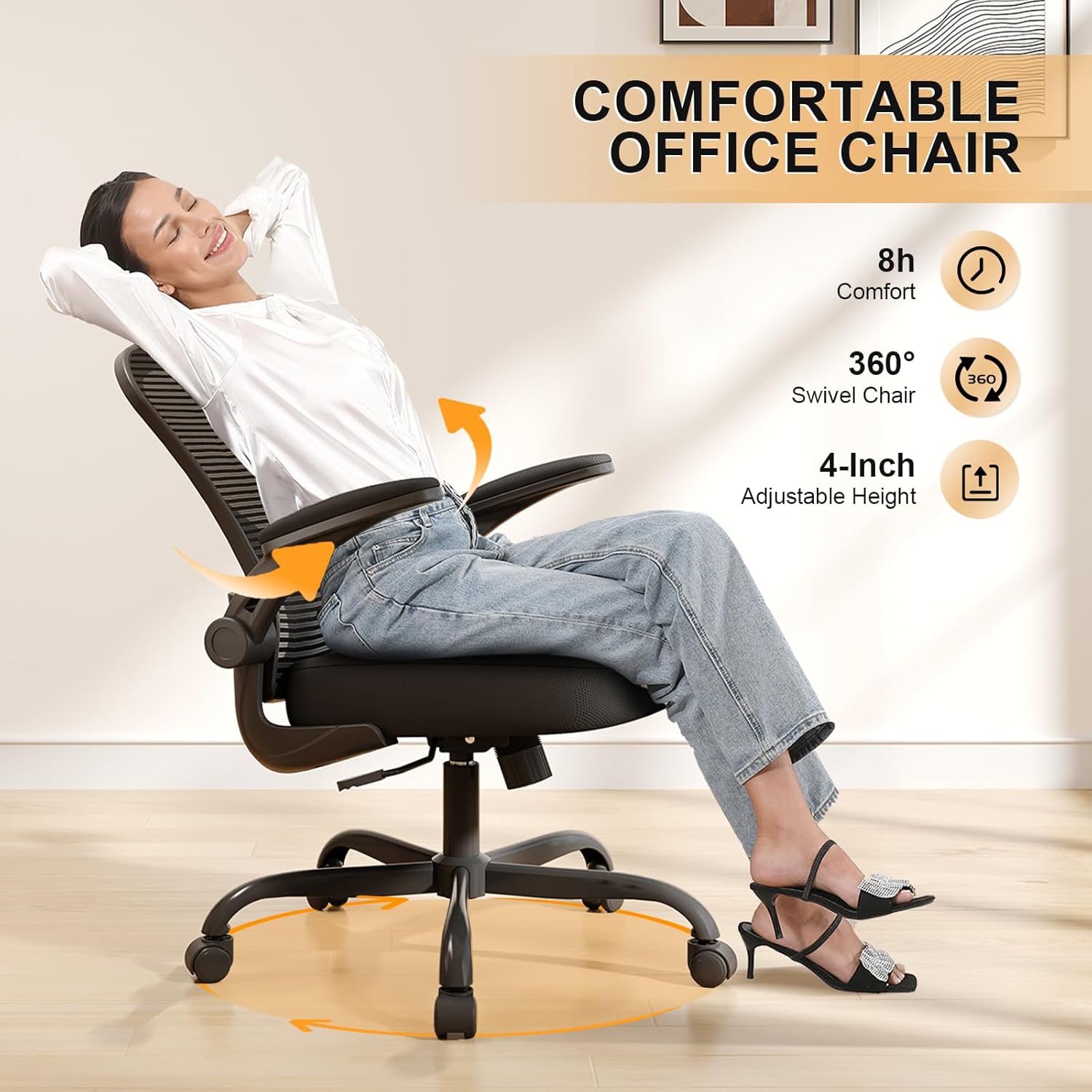 Thumbnail 3 de Ergonomic Office Chair 330LBS Capacity