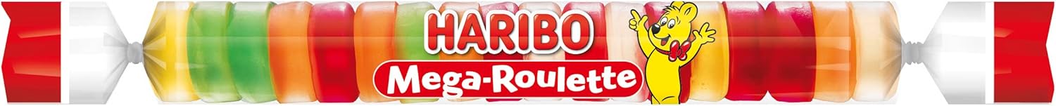 Thumbnail 1 de Haribo Mega Roulette Caramelos de Goma 🍬 45g x 24 paquetes