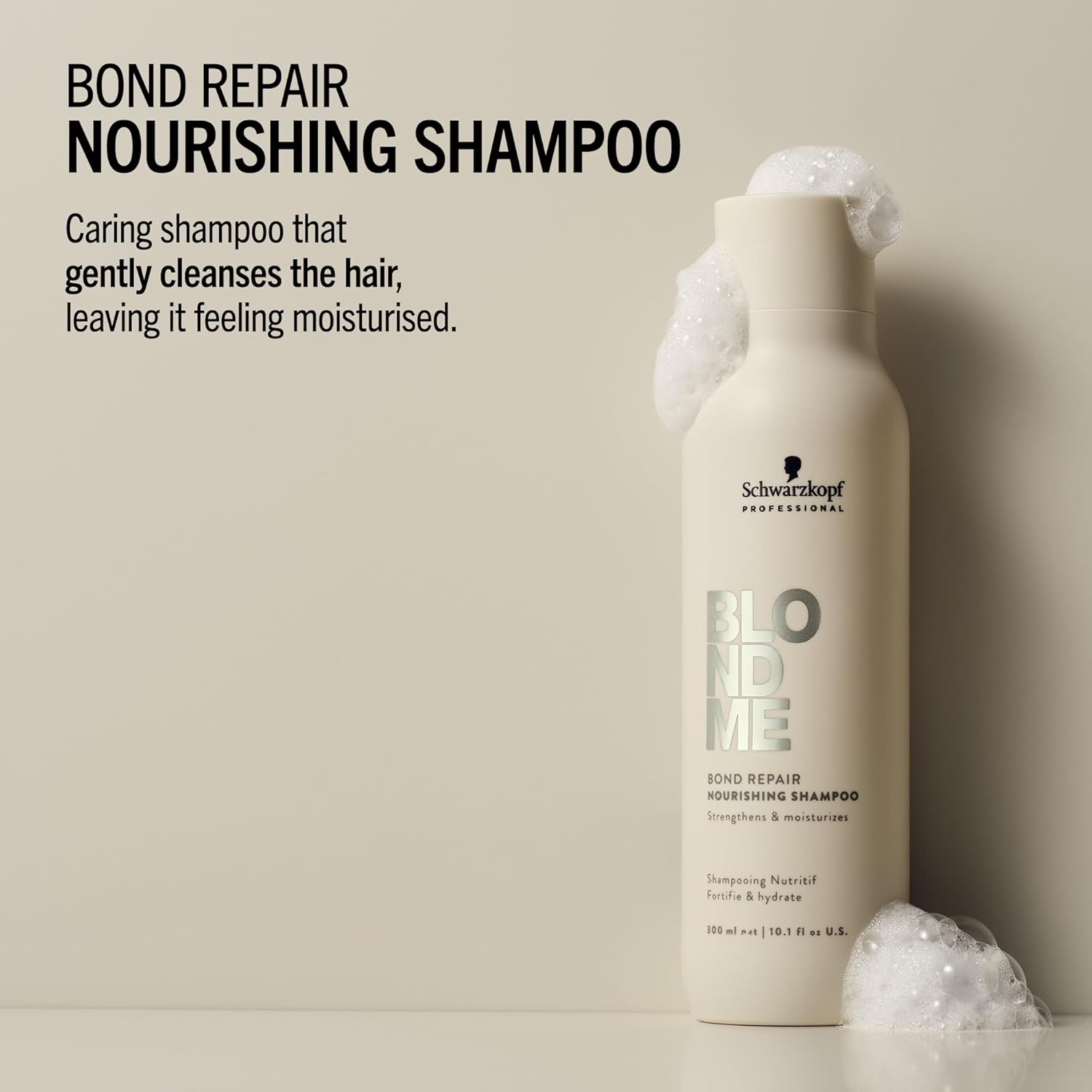 Thumbnail 3 de Schwarzkopf Professional BLONDME Bond Repair Nourishing Shampoo – 300 ml