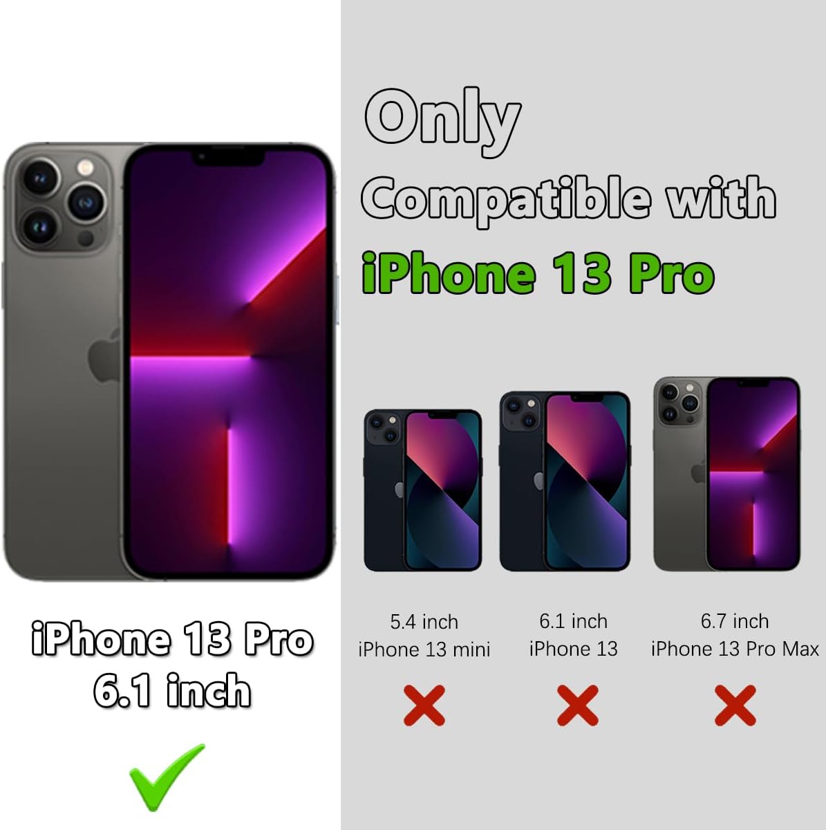 Thumbnail 6 de KPPIT iPhone 13 Pro Case — MagSafe Compatible, Shockproof with Frosted Translucent Back