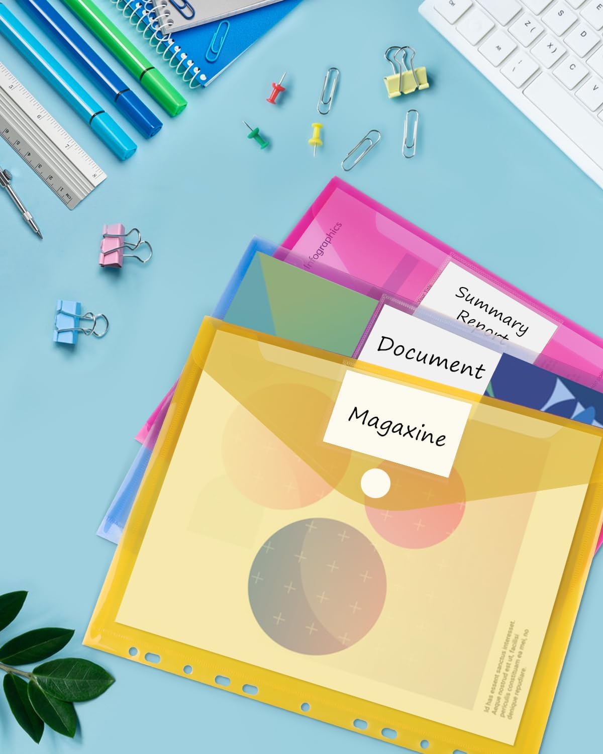 Thumbnail 4 de Dokumententasche A4 12er Set 📁