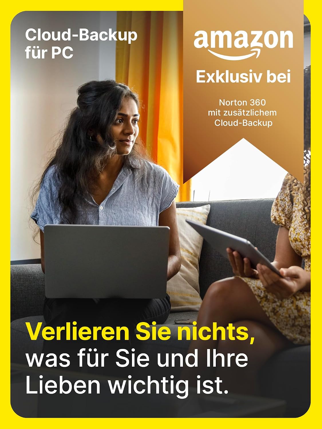 Detalle de Norton 360 Deluxe mit extragroßer Backup-Kapazität – Amazon Exklusiv: 25 GB zusätzlicher Cloud-Backup-Speicher
