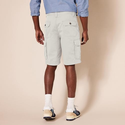 Thumbnail 2 de Amazon Essentials pantalón corto cargo clásico de sarga de algodón 25,4 cm (hombre) gris