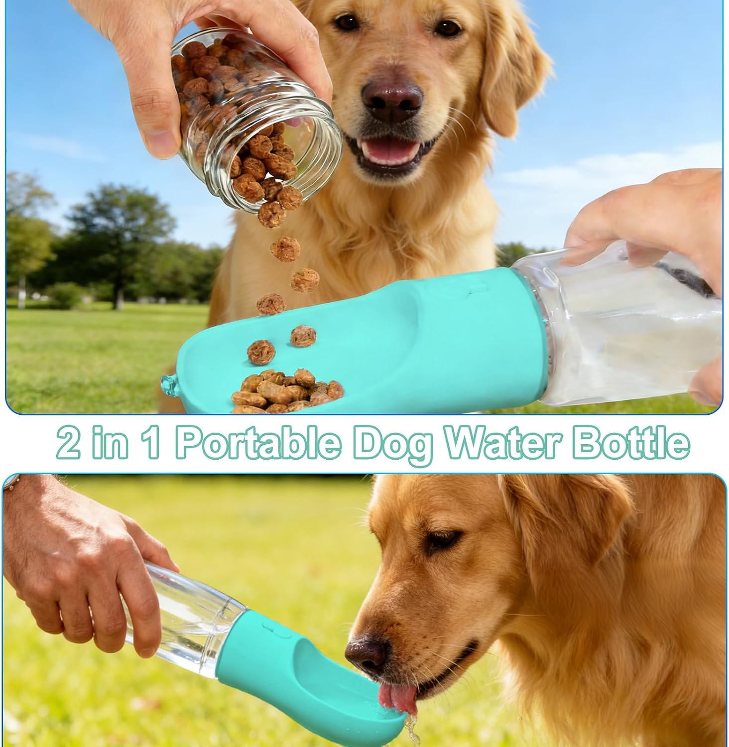 Detalle de Portable dog water bottle 550ml