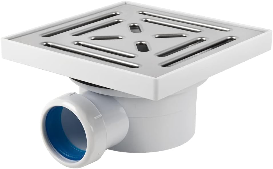 Detalle de Cofan Piletta di scarico con sifone | 146 x 146 mm, Ø40 mm, riduttore Ø32 mm