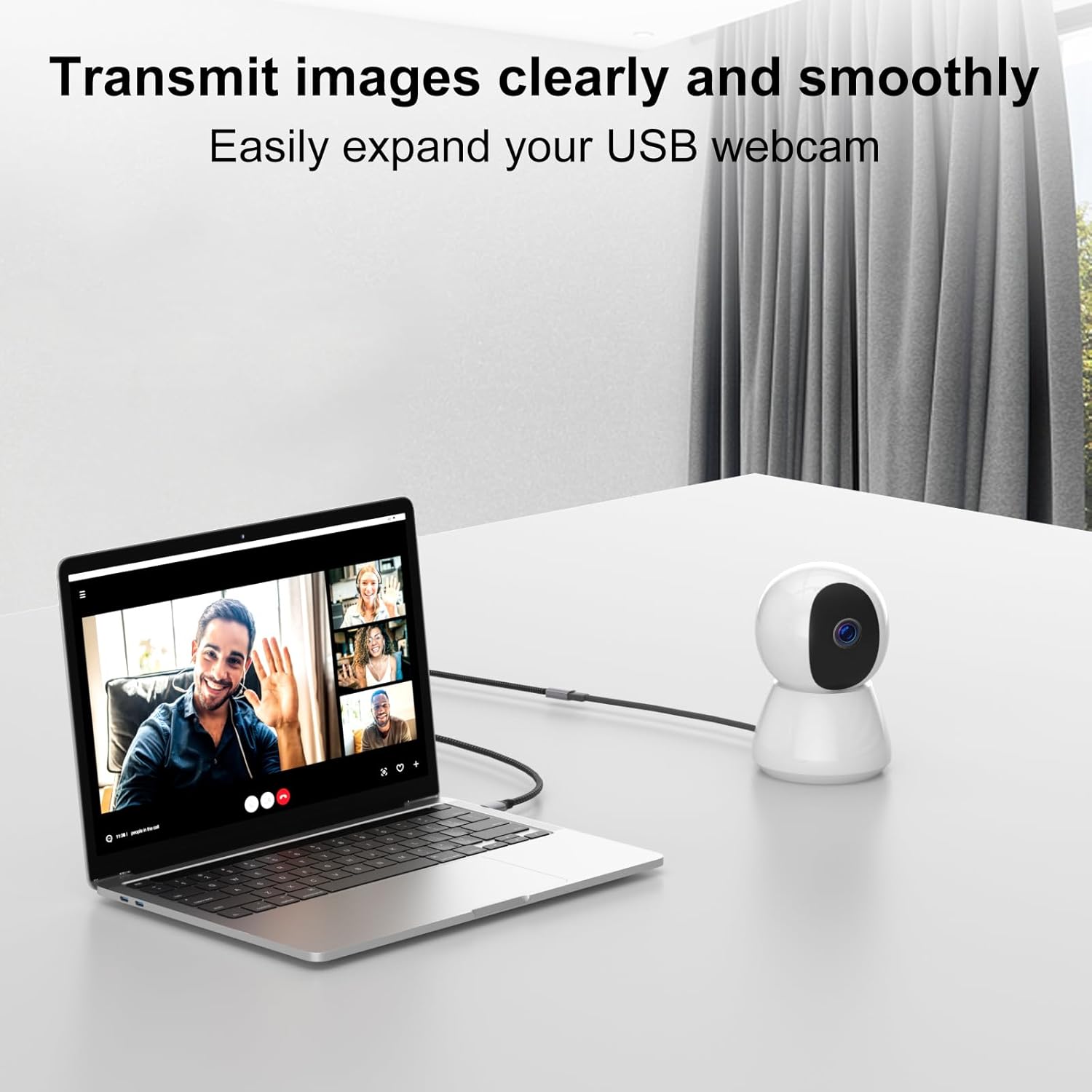 Thumbnail 4 de lalasis USB 3.0 Extension Cable (5m) 5Gbps, USB-A to USB-A for USB sticks, printers, hubs and PS5/PS4