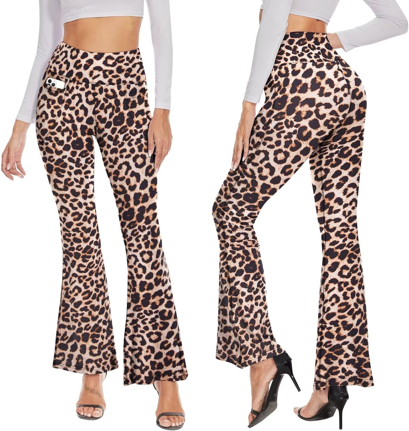 Detalle 2 de TNNZEET Flared Leggings Women Yoga Pants