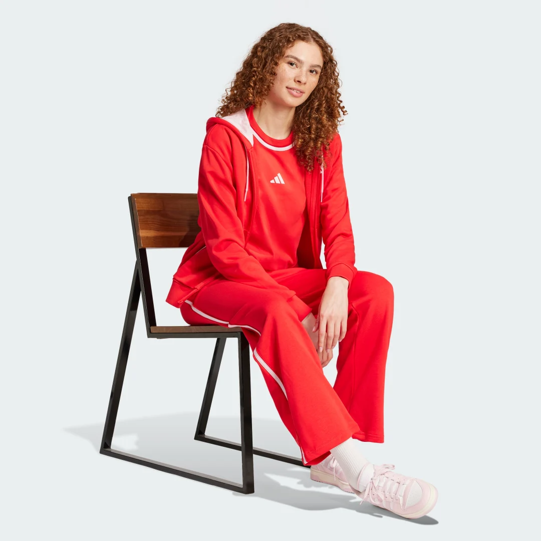 Thumbnail 2 de adidas Essentials Color Pop Sudadera con cremallera 30 días Rojo