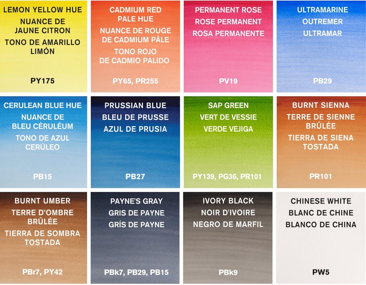 Detalle de Winsor & Newton Cotman Set de Voyage Aquarelle (12 tubes x 8 ml)