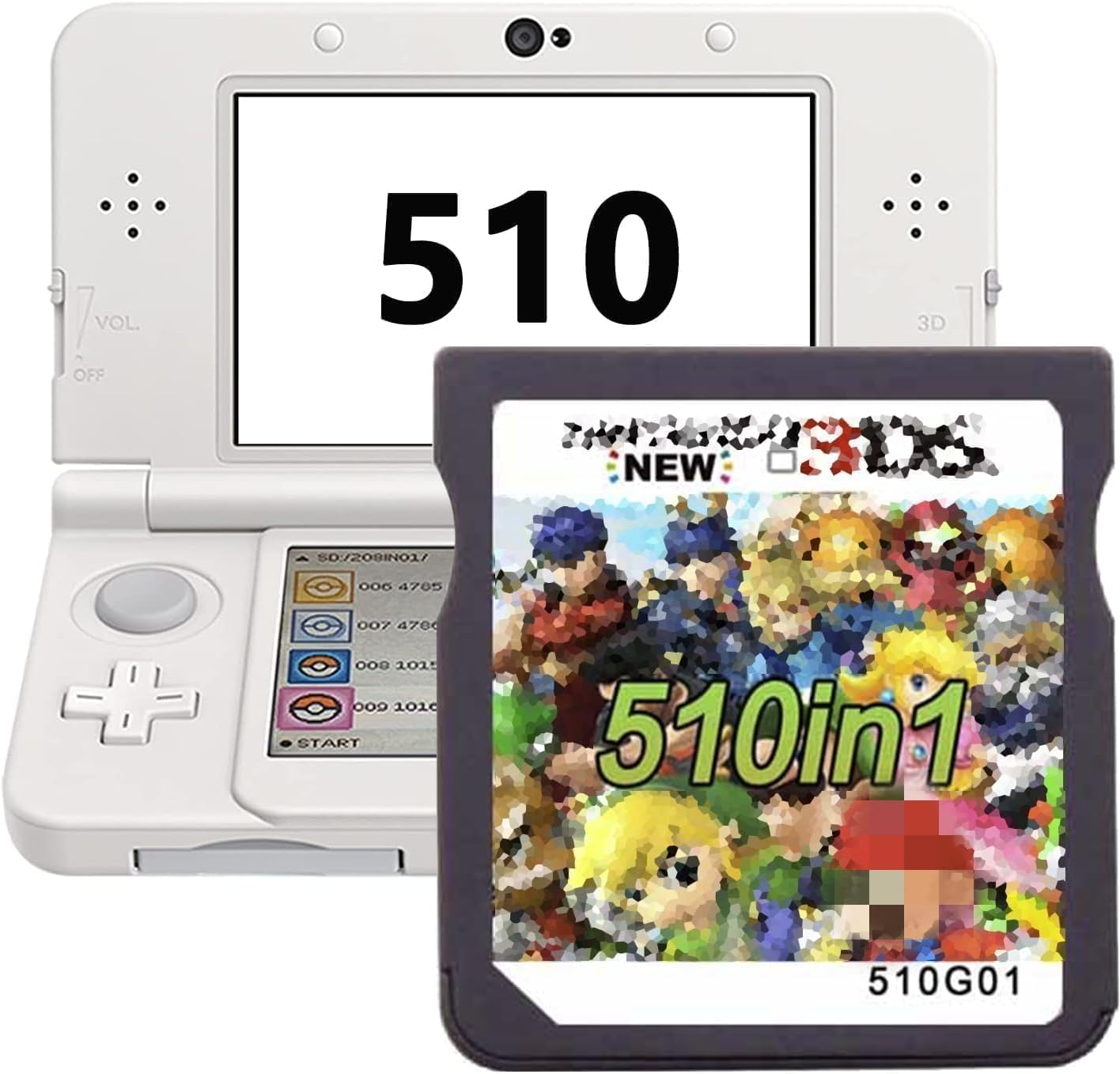 Thumbnail 6 de Effdrdfs DS Game 208 in 1 Super Combo cartridge (208 game collection)