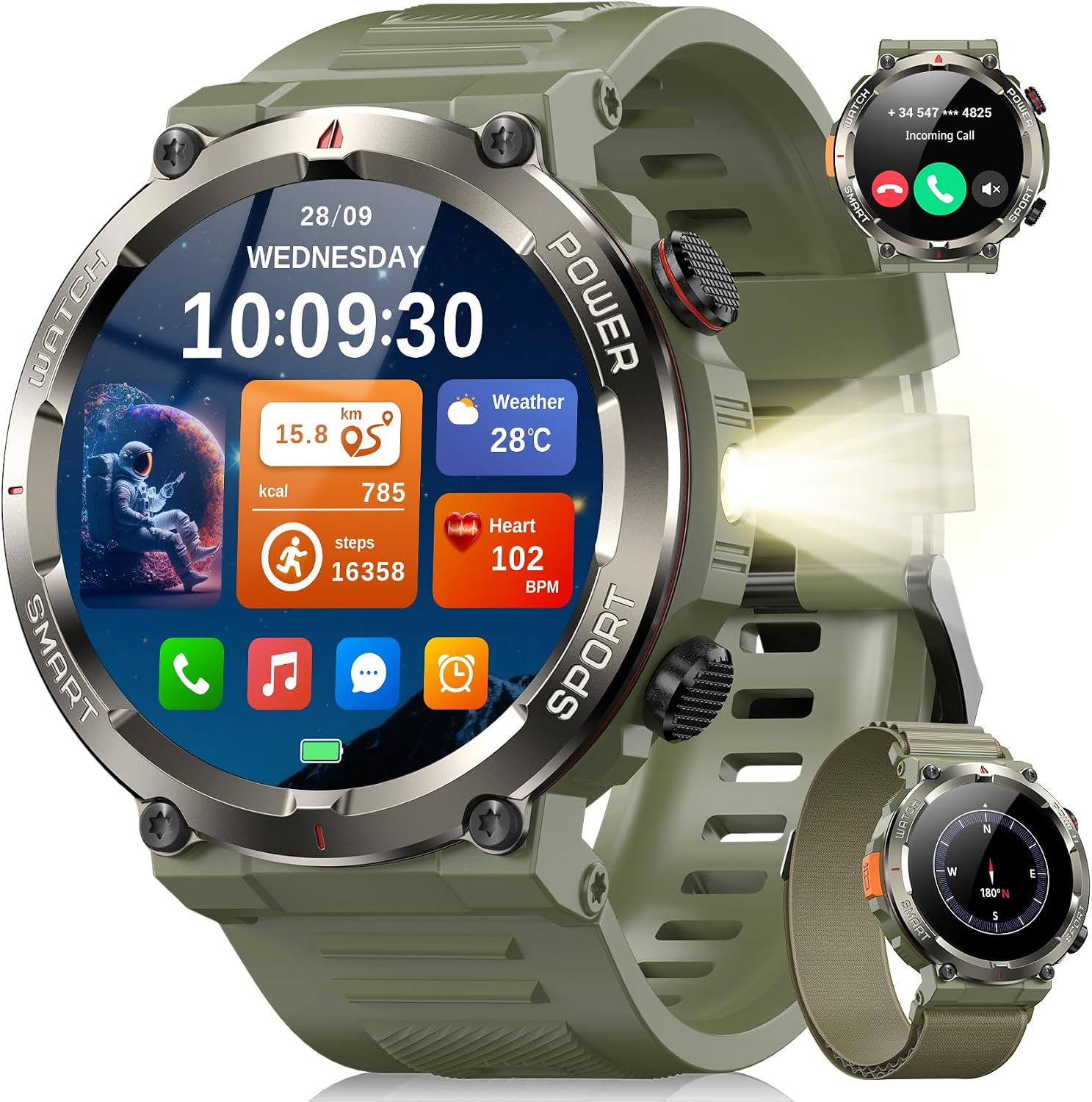 Detalle de Blackview W50Pro Smartwatch Uomo 1,45