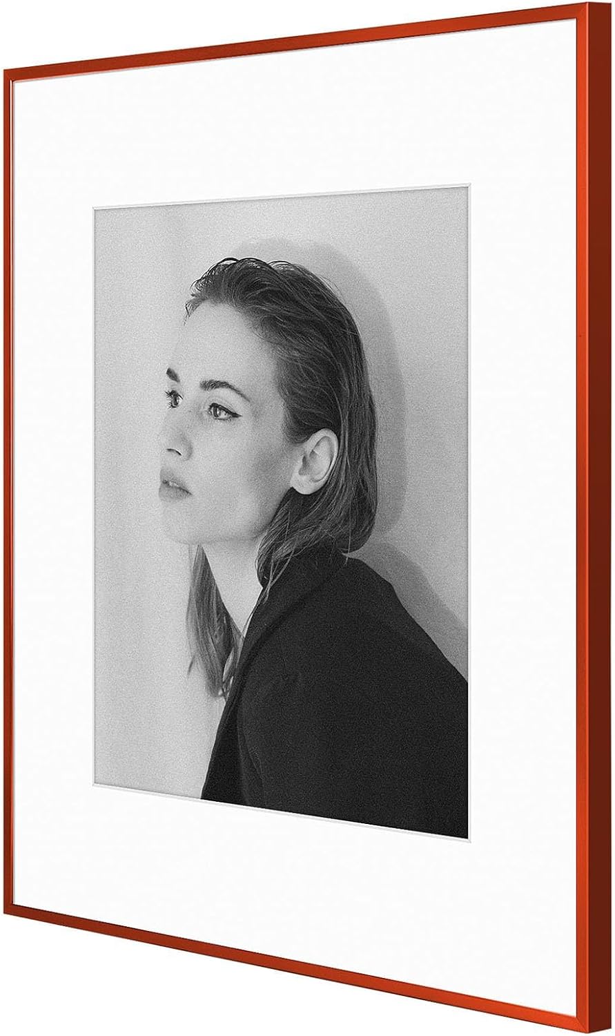Thumbnail 3 de Golden State Art 16x20 Aluminum Frame with 11x14 Mat in Elegant Red