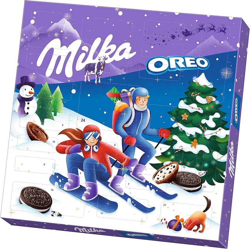 Detalle 2 de Milka Oreo Calendario Adviento 284 g