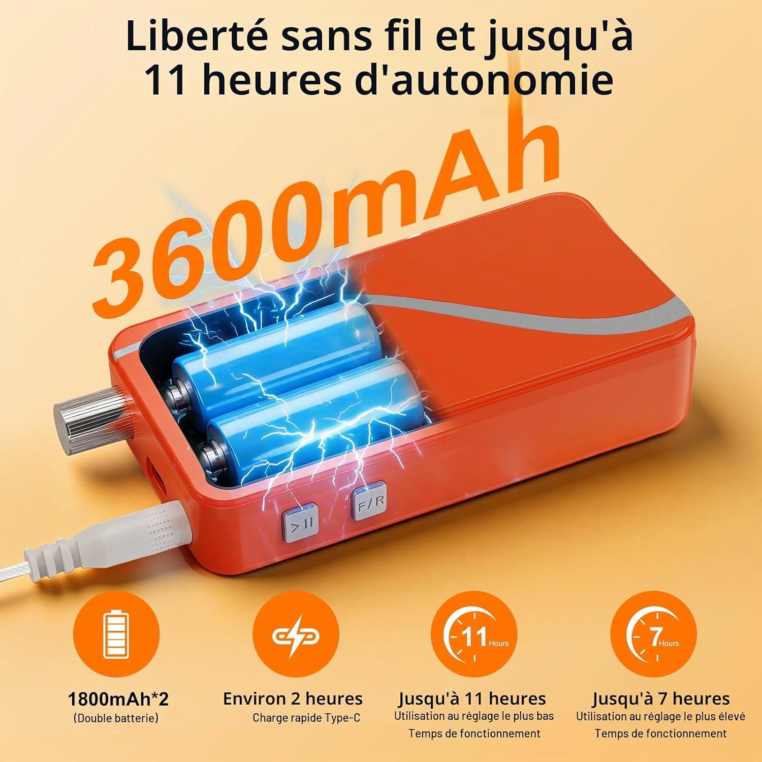 Detalle de PUGTOW elektrische nagelvijl met 40 snelheden, 40.000 rpm en lcd-display