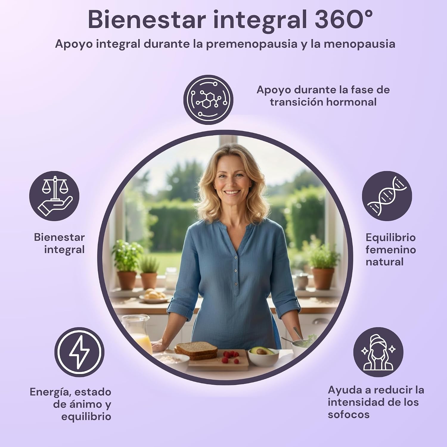 Detalle 2 de QSTA Menositol 19 en 1 Inositol FEM 60 cápsulas