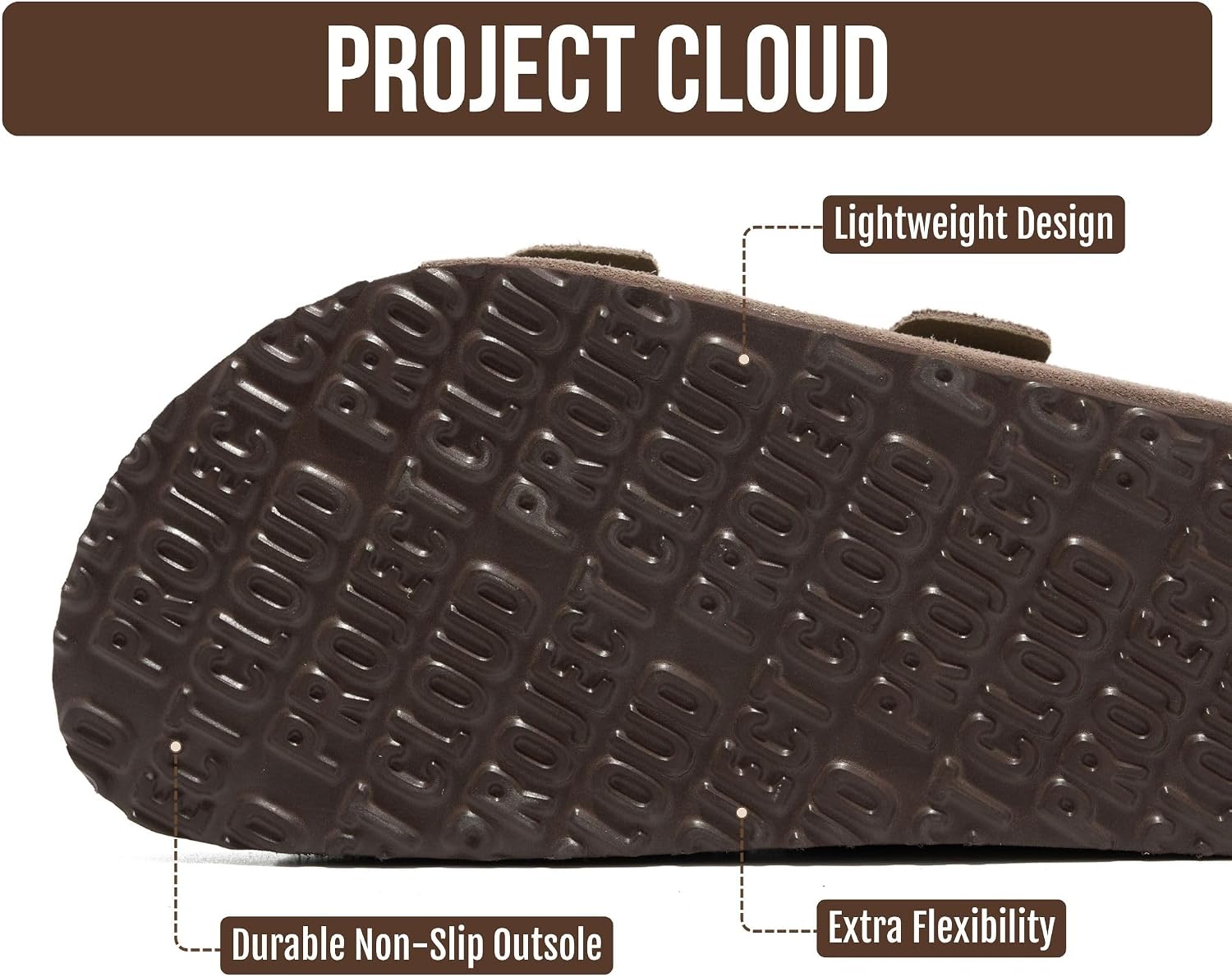 Detalle 2 de Project Cloud Men's Genuine Leather Sandals