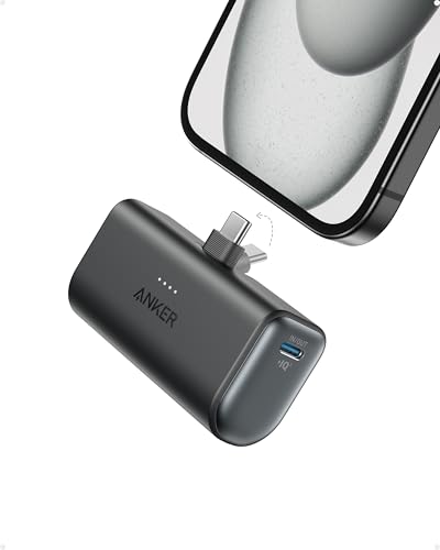 Detalle de Anker Nano 5000mAh Powerbank – 22,5 W Max mit faltbarem USB-C Stecker