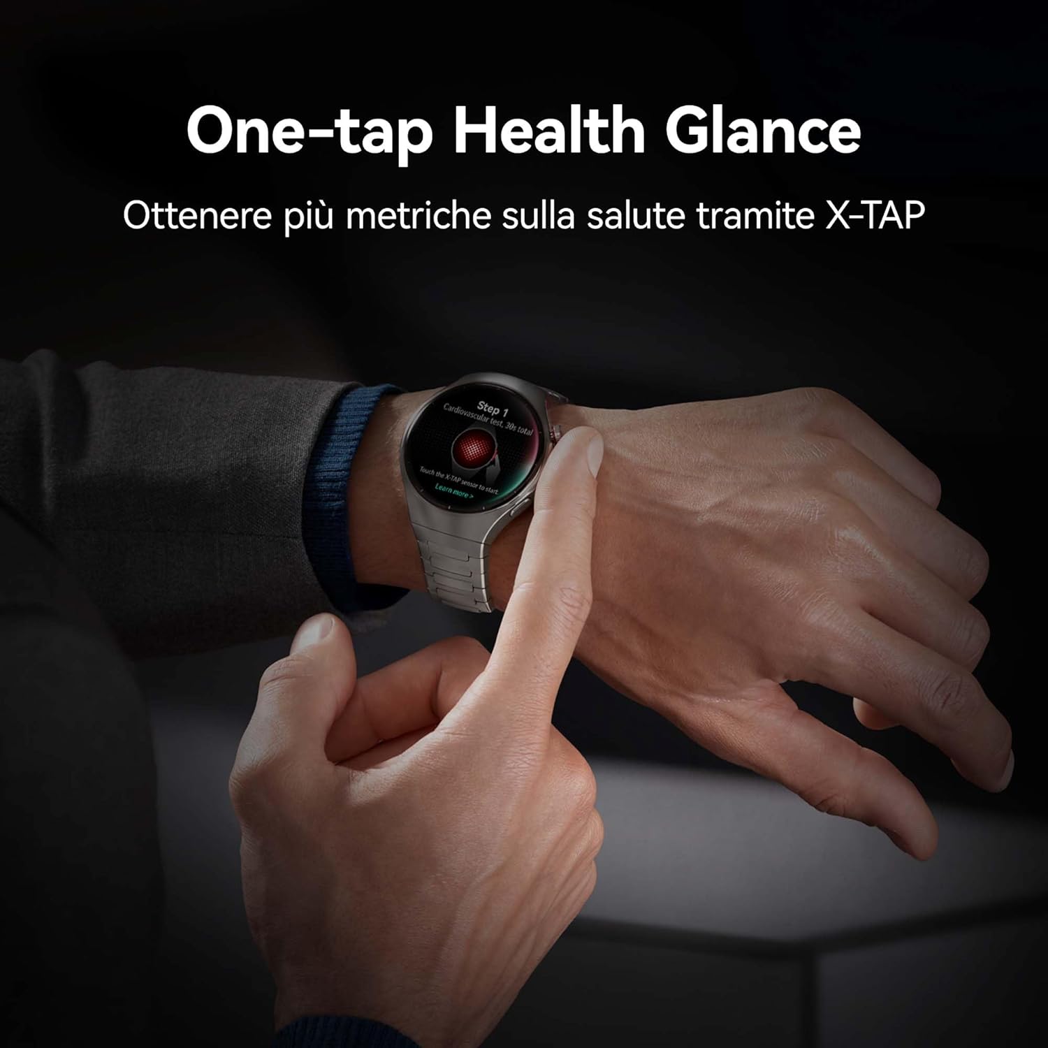 Thumbnail 2 de HUAWEI WATCH 5 46mm: Orologio smart multi-sensing con eSIM, ECG e Health Glance