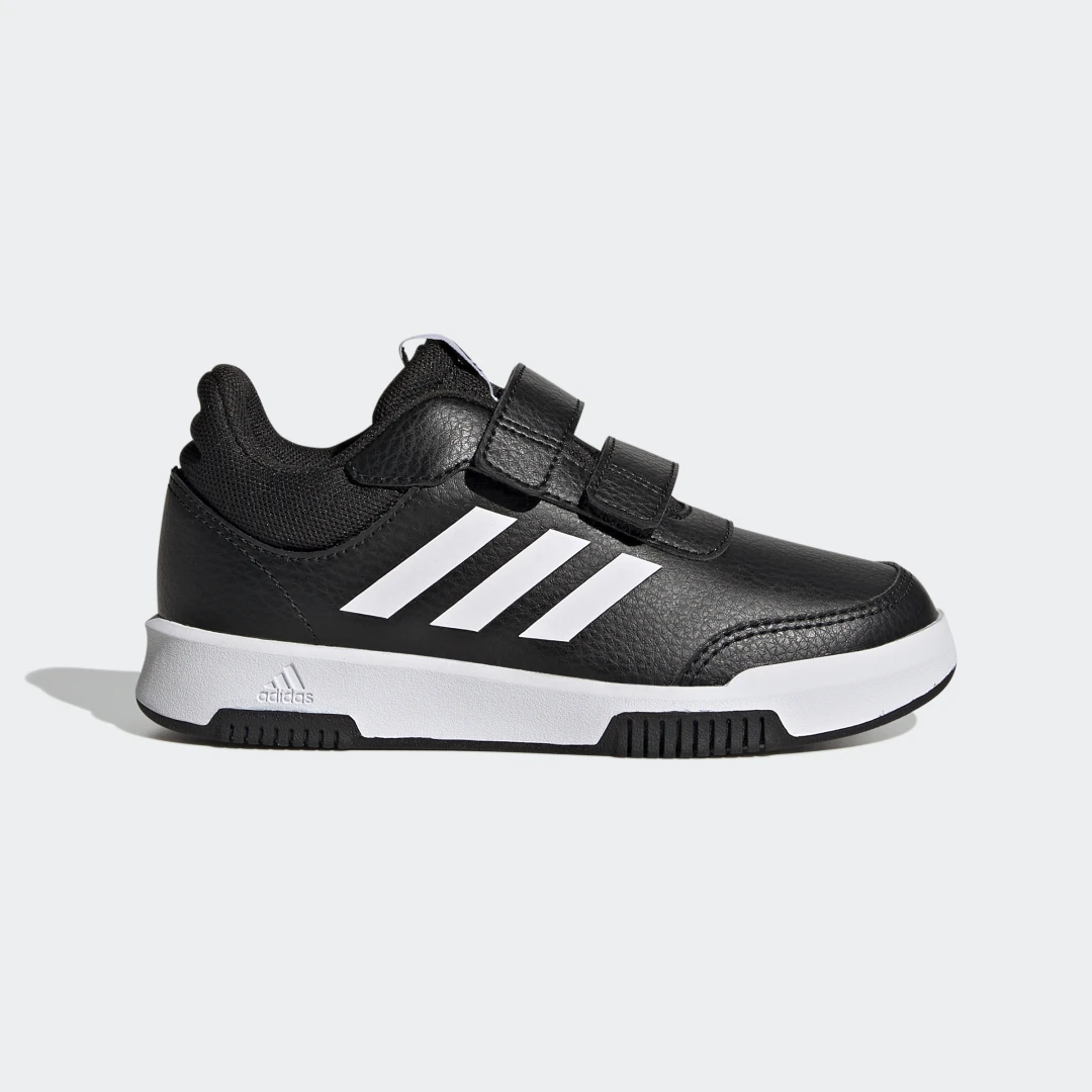 Detalle de Adidas Tensaur Hook and Loop zapatillas negras