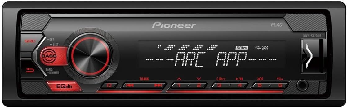 Thumbnail 5 de Pioneer MVH-S420BT 1-DIN Receiver with Bluetooth, USB, Spotify & Red/White Illumination