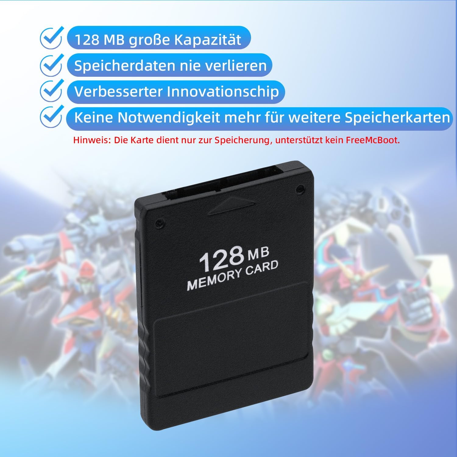 Detalle de Tolesum 128 MB Memory Card für PS2