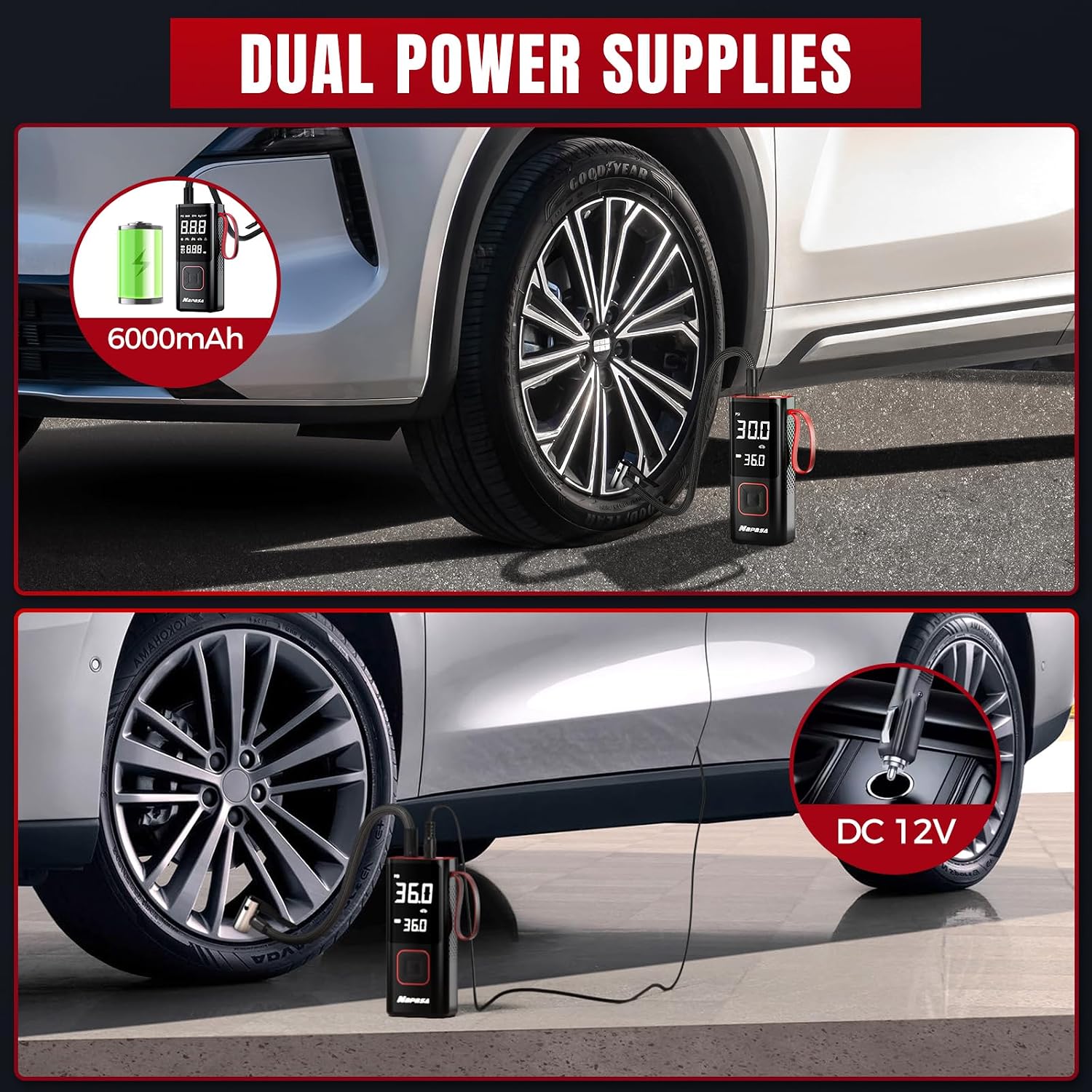 Thumbnail 1 de Digital Tyre Inflator 150 PSI, 6000mAh
