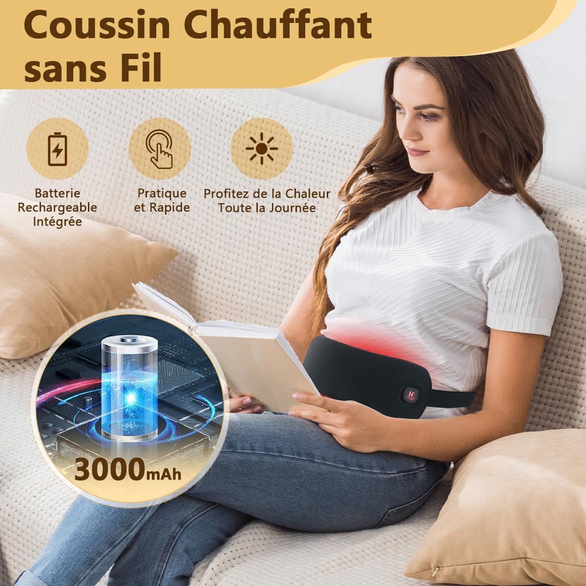 Thumbnail 3 de Aroma Season coussin chauffant 3000 mAh