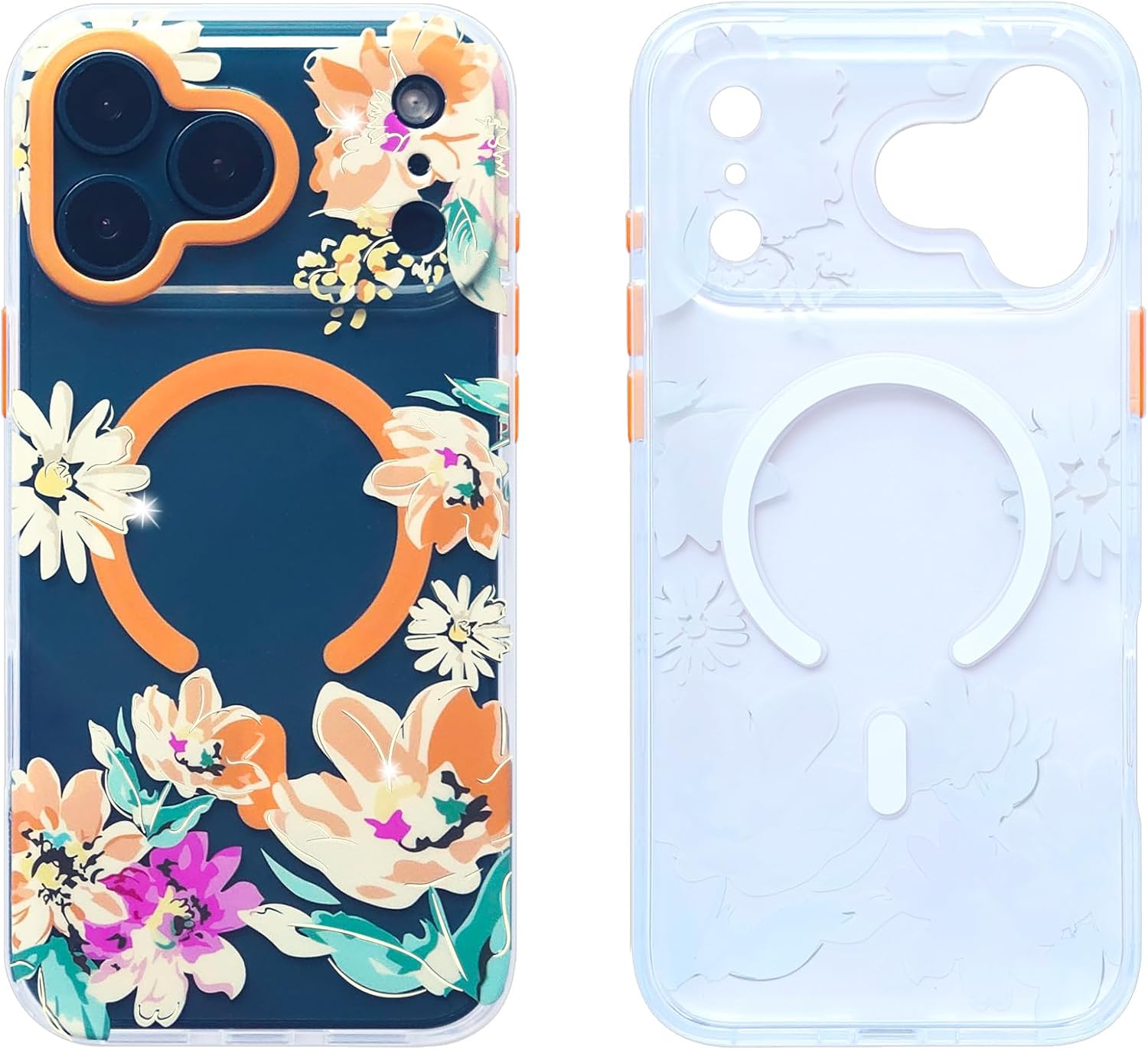 Detalle de YeLoveHaw Clear Magnetic Case for iPhone 17 Pro Max