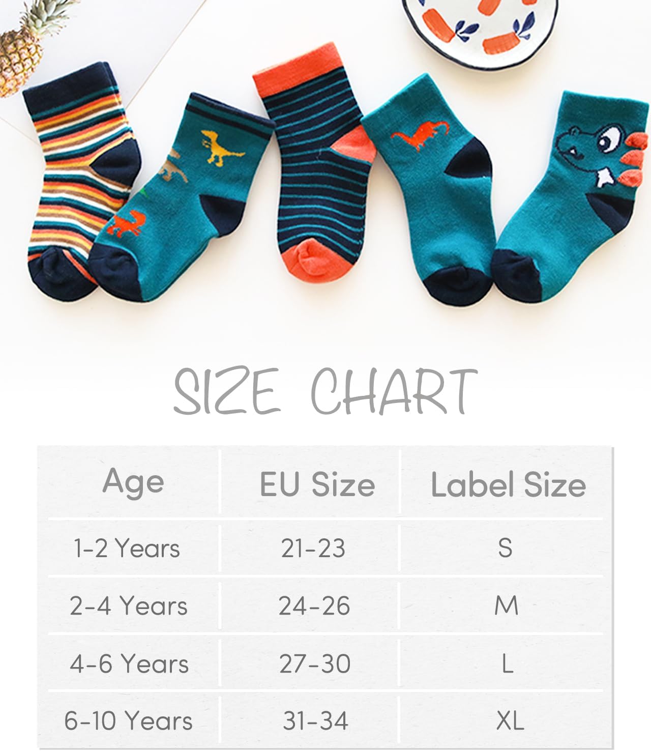 Thumbnail 5 de Adorel Jungen Socken Baumwolle 10er-Pack