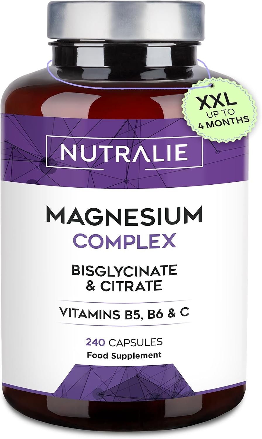 Thumbnail 6 de Nutralie Magnesium Complex 2145mg Capsules with Bisglycinate, Citrate and Vitamins