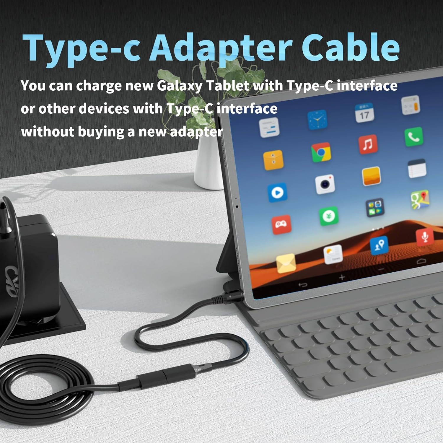Thumbnail 1 de JLY USB Type-C to 3.5 x 1.35mm DC 12V 3A Plug Barrel Connector Cable