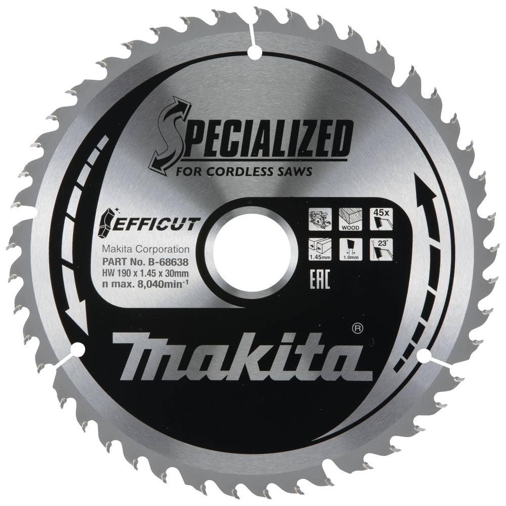 Detalle de Makita B-68638 EFFICUT Kreissägeblatt Ø190 x 1,45 x 30 mm