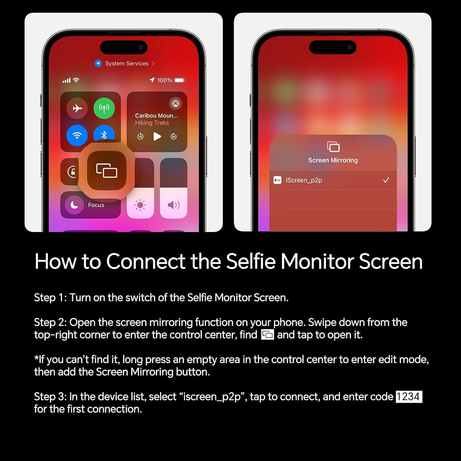 Thumbnail 5 de LUCKSKY Vlog Selfie Monitor Screen for iPhone — 4K 60fps, Wireless Mirroring, Remote, Magnetic Fixation