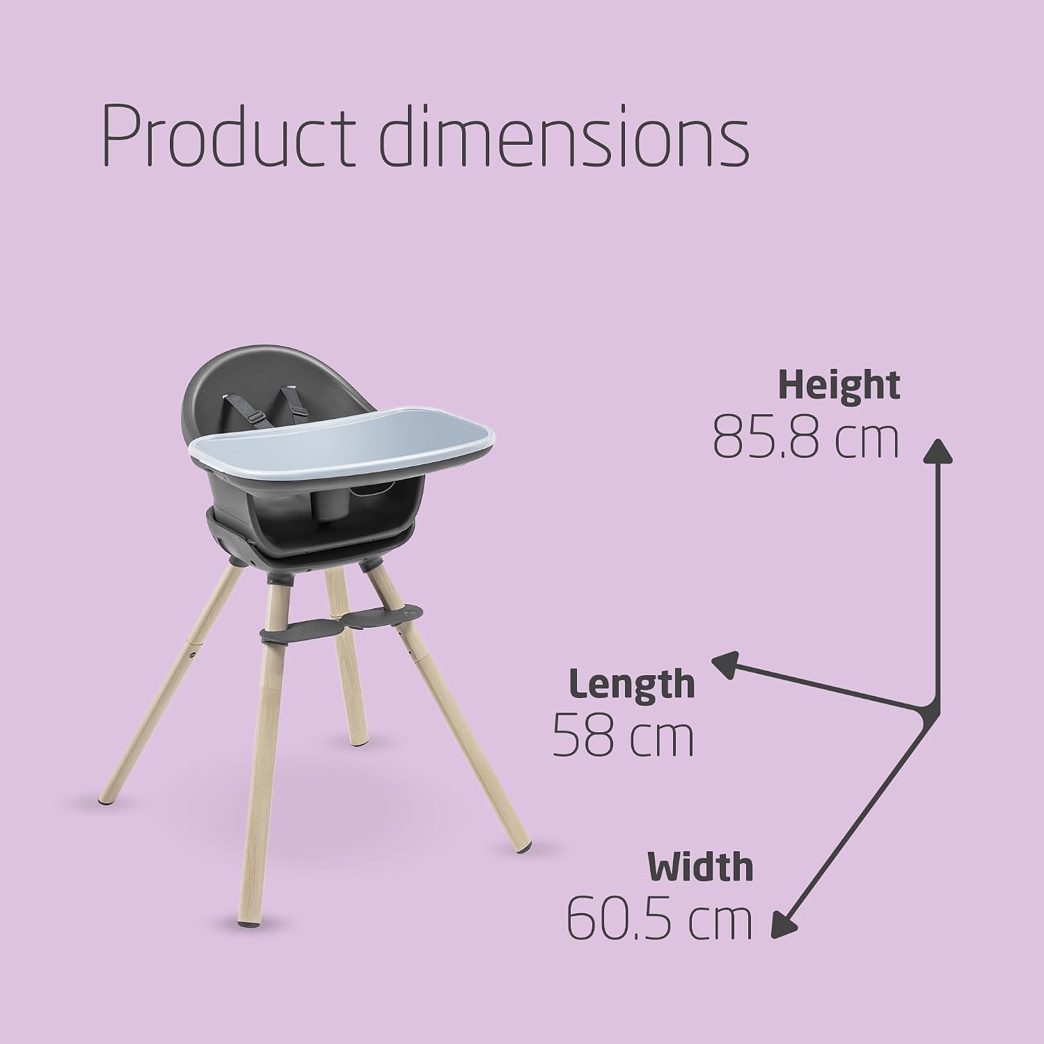 Detalle 2 de Maxi-Cosi Moa 4-in-1 Highchair 0-25 kg