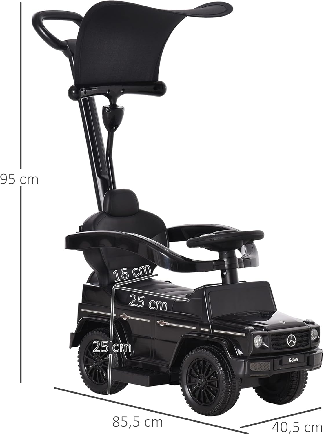Thumbnail 6 de HOMCOM Mercedes G350 25 kg correpasillos