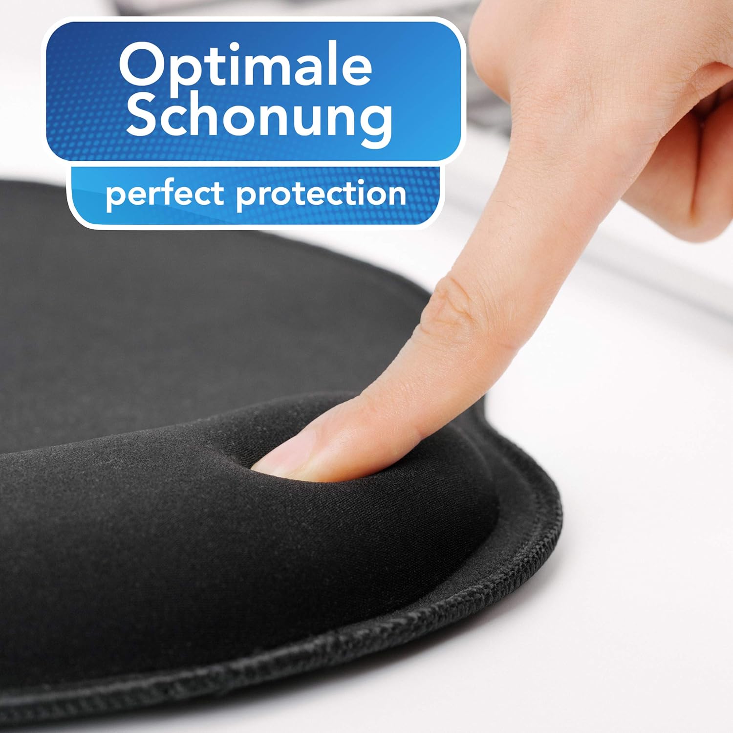 Thumbnail 6 de Sidorenko Ergonomisches Mousepad mit Handauflage 26x23 cm – Gelkissen für Büro und Home-Office
