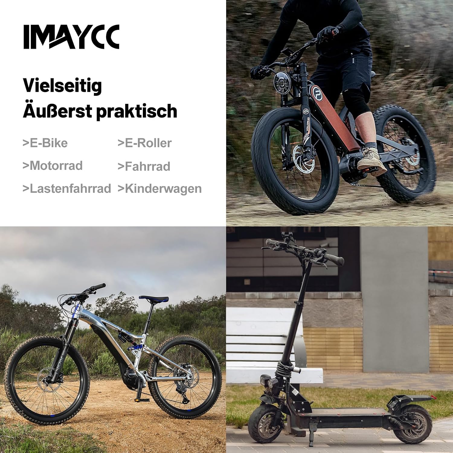 Thumbnail 1 de E Scooter Schloss mit 94 cm Kette
