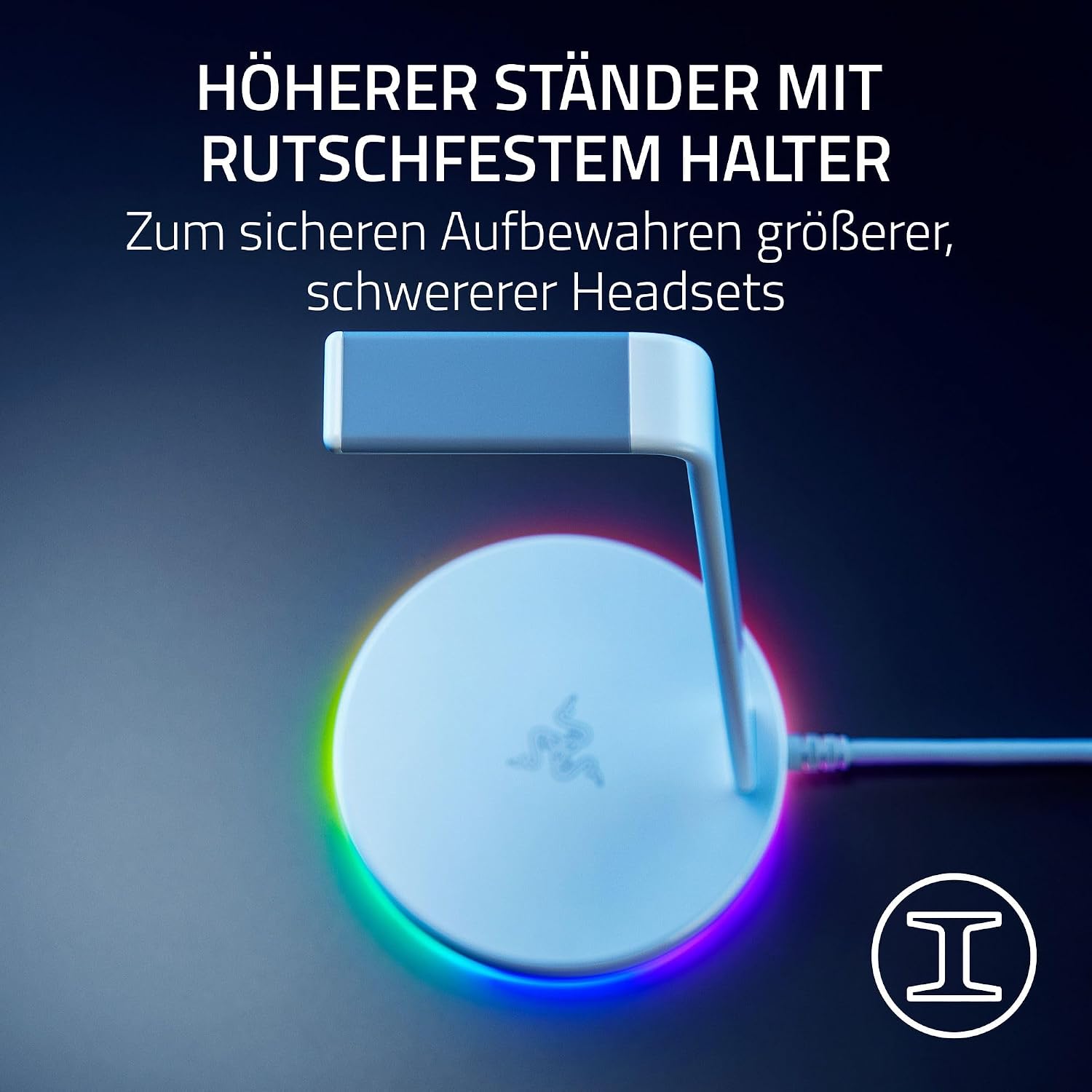 Thumbnail 2 de Razer Base Station V2 Chroma Headset-Ständer