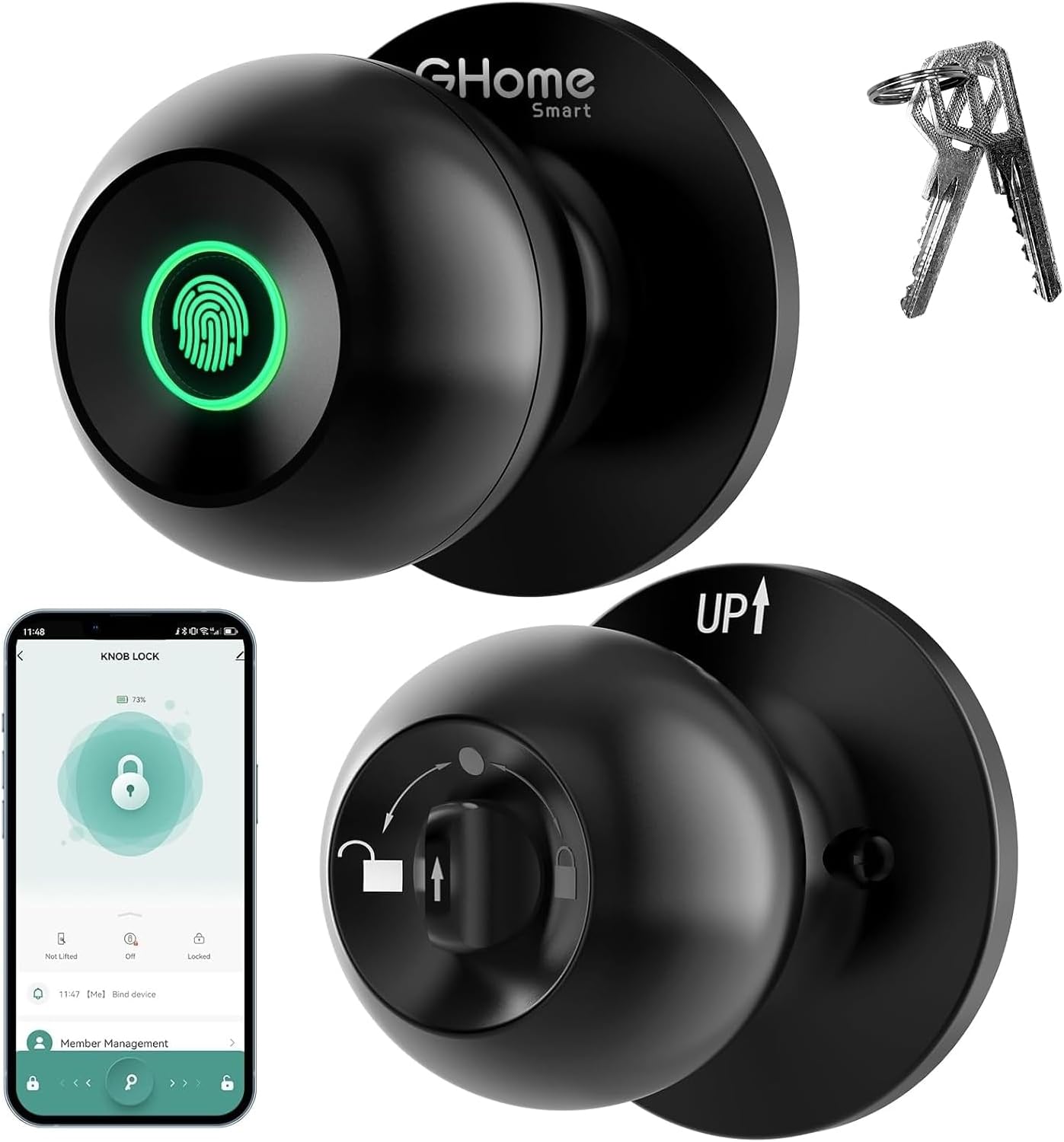Detalle de GHome Smart Fingerprint Door Lock