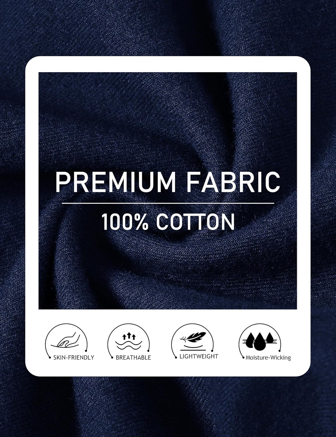 Detalle 2 de MoFiz Pyjama Homme Hiver en Coton – Ensemble Pyjama Boutonné, Manches Longues, Carreaux ou Uni