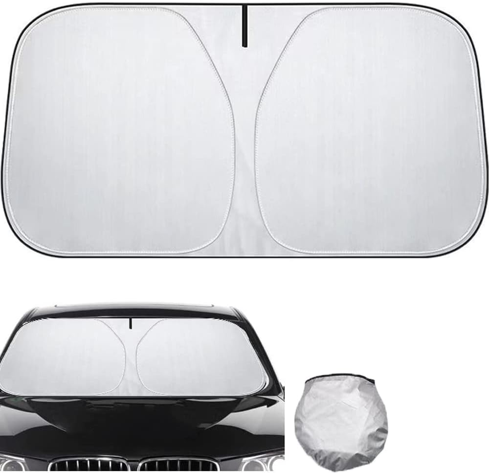 Thumbnail 6 de Parasole Auto per Parabrezza Anteriore Protezione UV Visiera Pieghevole – PAWARSO, 142 × 80